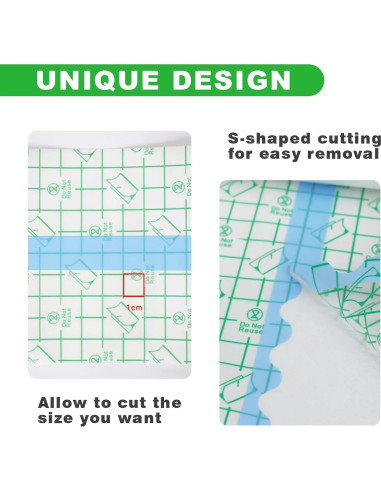 3 Rollos Vendaje Cuidado Tatuajes Jconly Impermeable 5.08-15.24 cm