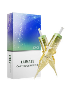 Agujas de Tatuaje LIUMATE 3RL 20 Pcs Cartucho Desechable