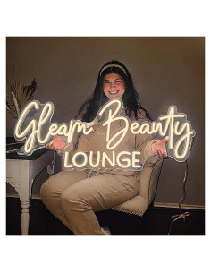 Cartel de Neón Personalizado Gitm 50-152 cm para Negocios