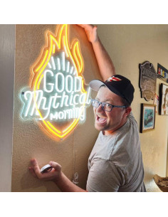 Cartel de Neón Personalizado Gitm 50-152 cm para Negocios 2