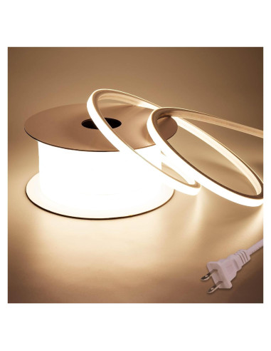 Tira LED Neón 10M ZHONG YI 3000K Blanco Cálido Impermeable