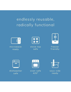 Bolsa de Almacenamiento Reutilizable Stasher 292 ml Cítrico 2