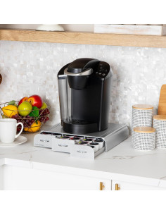 Organizador de Cápsulas de Café Mind Reader 36 Cápsulas Plata 2