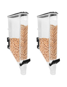 Dispensador de Alimentos de Gravedad FixtureDisplays 13L 2PK