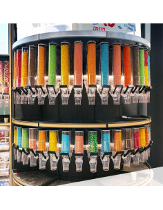 Dispensador de Alimentos de Gravedad FixtureDisplays 13L 2PK 2