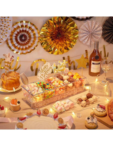 Caddy de Condimentos Frío Lifewit con 5 Contenedores 600ml