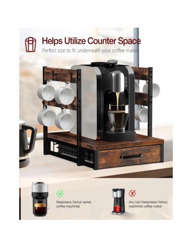 Soporte para Cápsulas de Café Evermagin, Organizador para 63 Cápsulas