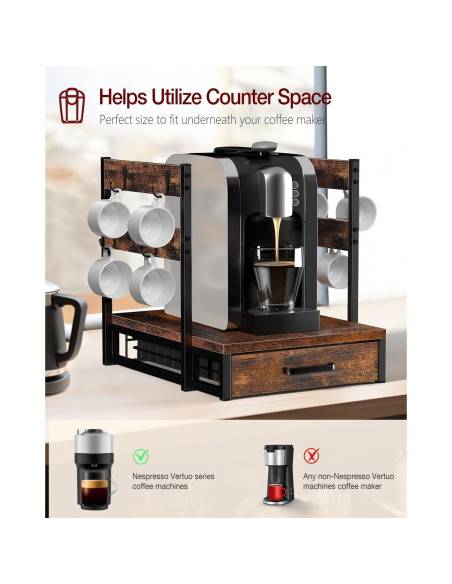 Soporte para Cápsulas de Café Evermagin, Organizador para 63 Cápsulas