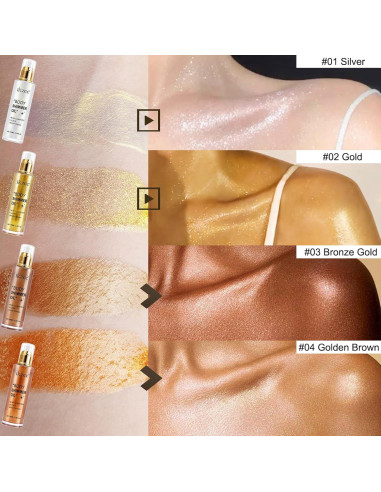 Aceite Brillante Iluminador UCANBE 100ml - Marrón Dorado