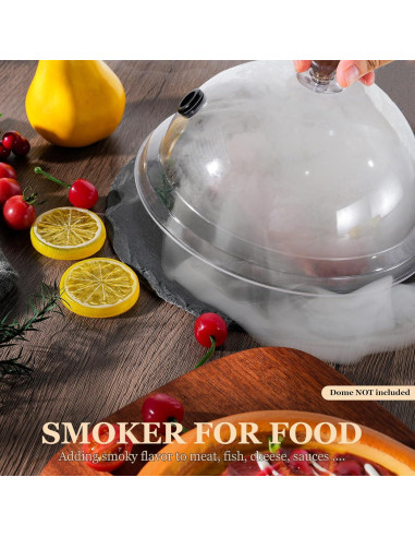 Kit de Ahumador de Cócteles CIKSMO Recargable con 8 Astillas