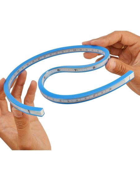 Curva Flexible 50cm Westcott TC-386 Plástico Graduada