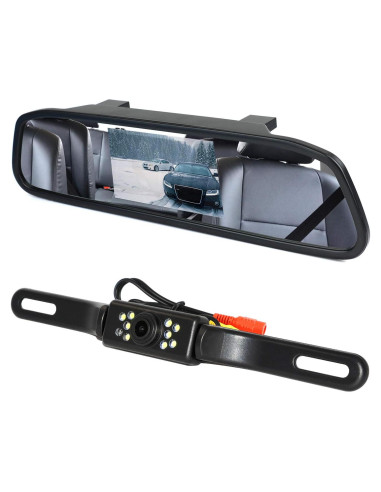 Kit de Cámara de Respaldo Peojek con Monitor 4.3" HD