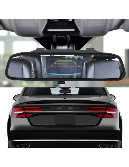 Kit de Cámara de Respaldo Peojek con Monitor 4.3" HD