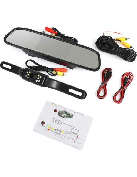 Kit de Cámara de Respaldo Peojek con Monitor 4.3" HD