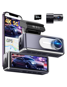 Cámara Dash Doble 4K VICDREAM M8 con GPS y WiFi 5G
