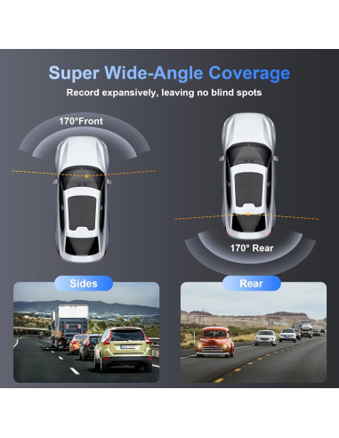 Cámara Dash Doble 4K VICDREAM M8 con GPS y WiFi 5G