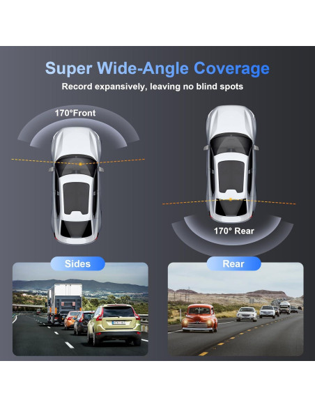 Cámara Dash Doble 4K VICDREAM M8 con GPS y WiFi 5G