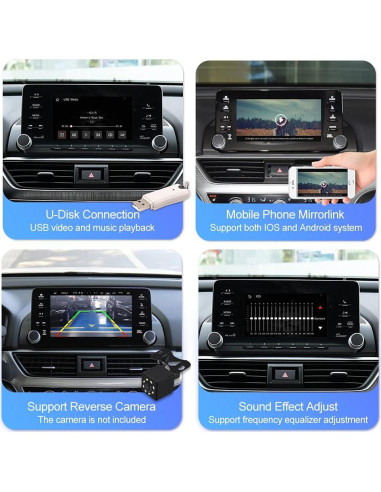 Módulo Receptor Carplay Inalámbrico Afeir para Honda Accord 7"