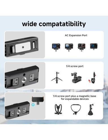 Adaptador Magnético STARTRC PHOTO para DJI Osmo Action 5 Pro/4/3