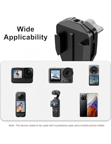 Soporte Clip Parabrisas Motocicleta Bicicleta Elecphbo