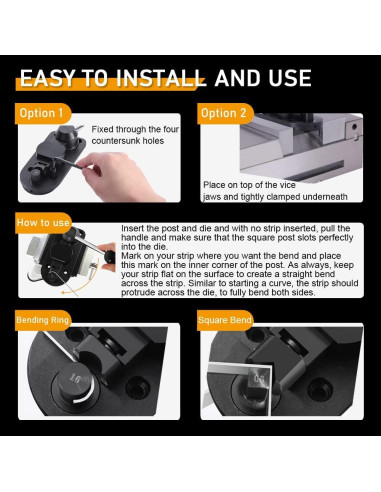 Herramienta de Doblado de Anillos 11 en 1 XIIW con Estirador