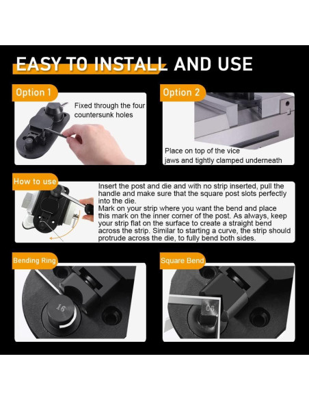 Herramienta de Doblado de Anillos 11 en 1 XIIW con Estirador