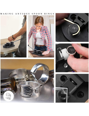 Herramienta de Doblado de Anillos 11 en 1 XIIW con Estirador