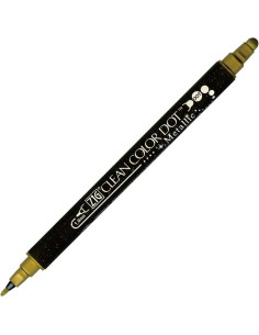 Marcadores Kuretake ZIG Clean Color Dot Metálico 6 Colores 2