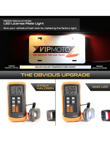 Luz de Placa LED VIPMOTOZ Rojo para Toyota Tacoma 2005-2015