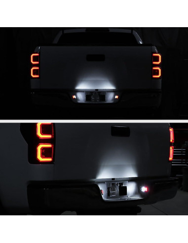 Luz de Placa LED VIPMOTOZ Rojo para Toyota Tacoma 2005-2015