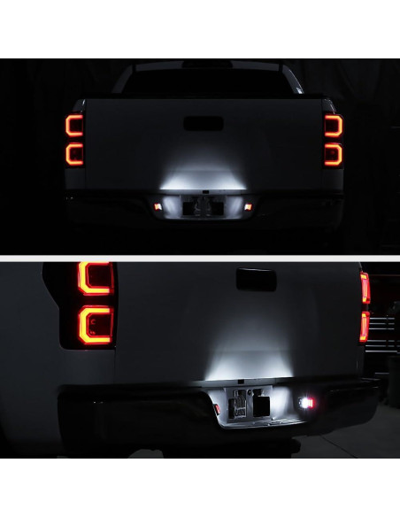 Luz de Placa LED VIPMOTOZ Rojo para Toyota Tacoma 2005-2015