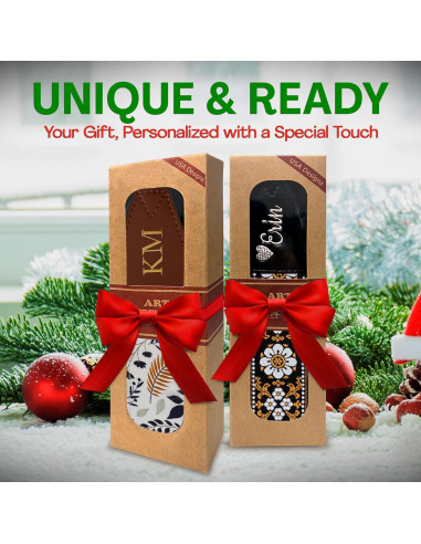 Correa de Cámara Personalizada Art Tribute Flores Blancas y Marrones