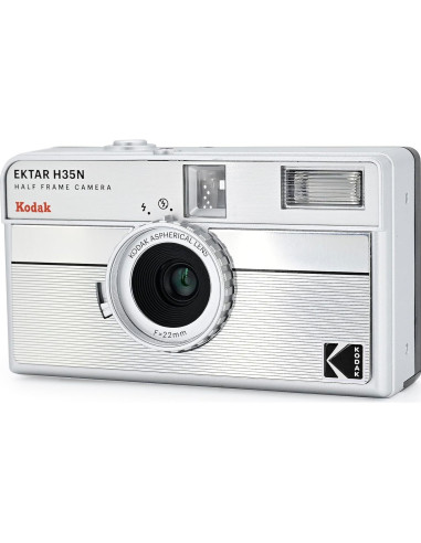Cámara de Filme Kodak Ektar H35N Reutilizable 35mm Plateada