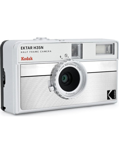 Cámara de Filme Kodak Ektar H35N Reutilizable 35mm Plateada
