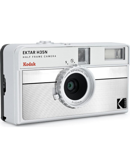 Cámara de Filme Kodak Ektar H35N Reutilizable 35mm Plateada