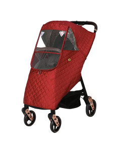 Cubierta de Carrito de Bebé Universal Invierno Rojo Impermeable