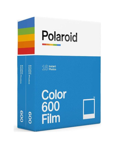 Película Instantánea a Color Polaroid 600 - Doble Paquete 16 Hojas