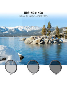 Kit de Filtros de Lente Neewer 37mm ND UV CPL FLD para DSLR 2