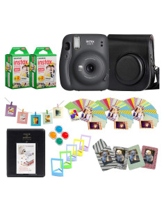 Cámara Instantánea Fujifilm Instax Mini 11 Gris Carbón + Kit