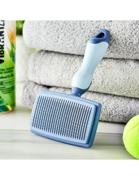 Cepillo Autolimpiante para Perros y Gatos - Cerdas de Acero Inoxidable