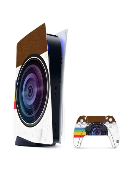 MightySkins Skin para Paquete de PS5 - Polaroid Vintage