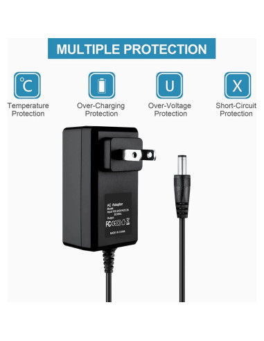 Adaptador AC/DC Xzrucst para TV Polaroid 19GSR3000 24GSR3000