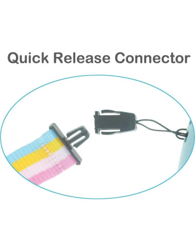 Correa de cámara profesional FoRapid Arcoíris ajustable 58-113 cm