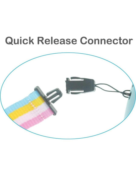 Correa de cámara profesional FoRapid Arcoíris ajustable 58-113 cm
