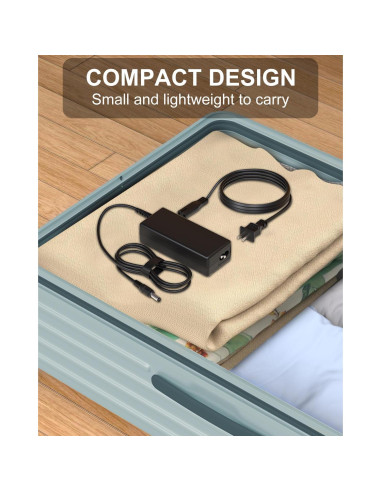 Fuente de Alimentación Adaptador CA Polaroid P19LEDDVD12 2.13m