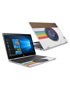 Piel de Fibra de Carbono MightySkins para HP Pavilion X360 15.6" 2018 - Polaroid Vintage