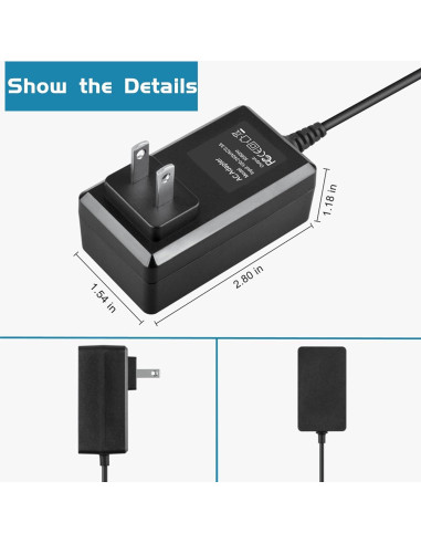 Adaptador de Corriente 9V Xzrucst para Cámara Polaroid Z2300