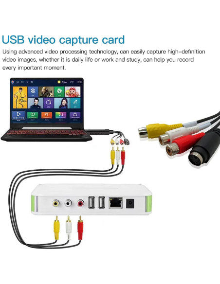 Convertidor Digital de VHS a DVD USB 2.0 Smaeti NTSC/PAL