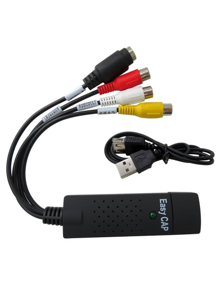 Convertidor Digital de VHS a DVD USB 2.0 Qblahip NTSC/PAL