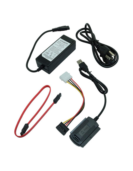 Adaptador de corriente AC y cable USB 2.0 Longdex para SATA/IDE